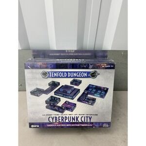 Tenfold Dungeon Cyberpunk City RPG Modular Terrain Set Miniatures Skirmish NIS